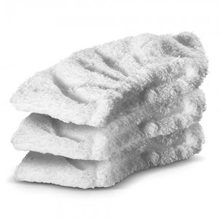Karcher Steam Cleaner Clip On Terry Cotton Cloth Set - SC1 SC2 SC3 SC4 SC5 SG4/2 SG4/4 | 6.960-019.0
